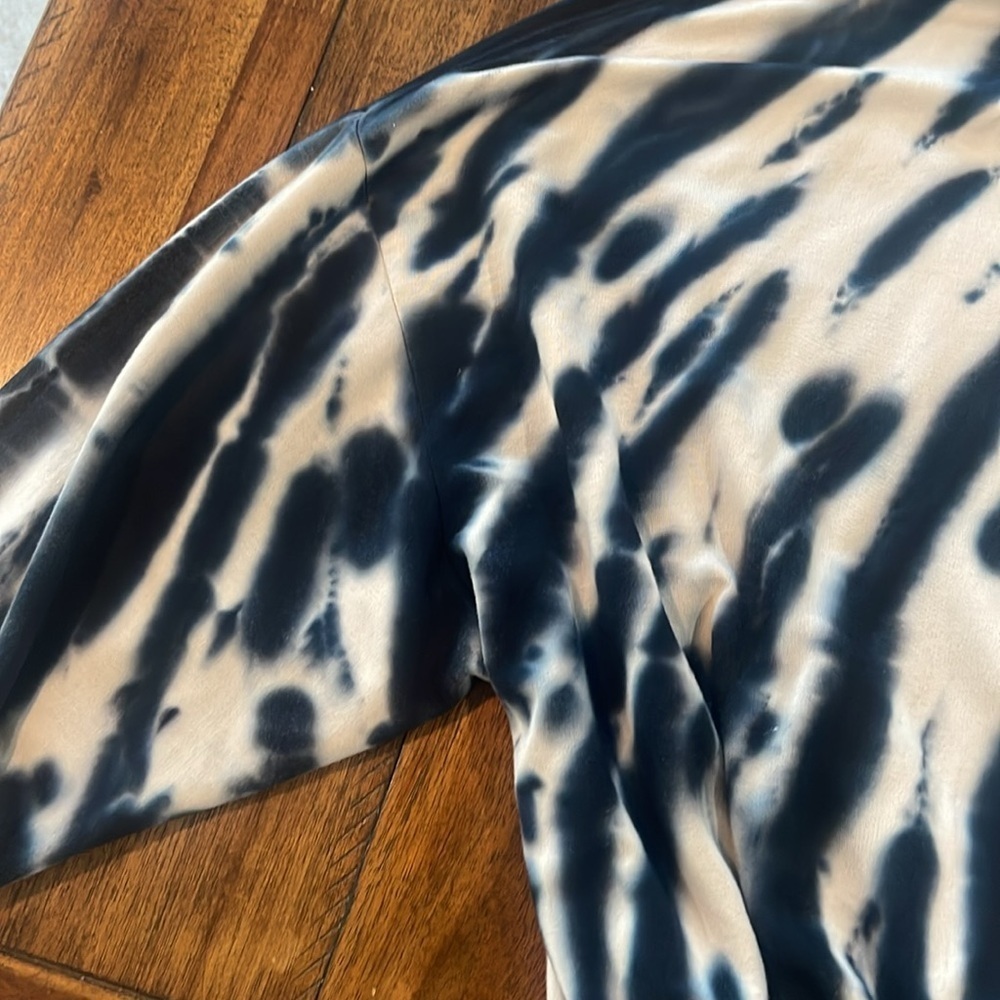 Young fabulous & Broke tie dye batwing pull over top sweater oversized size S - Picture 7 of 12